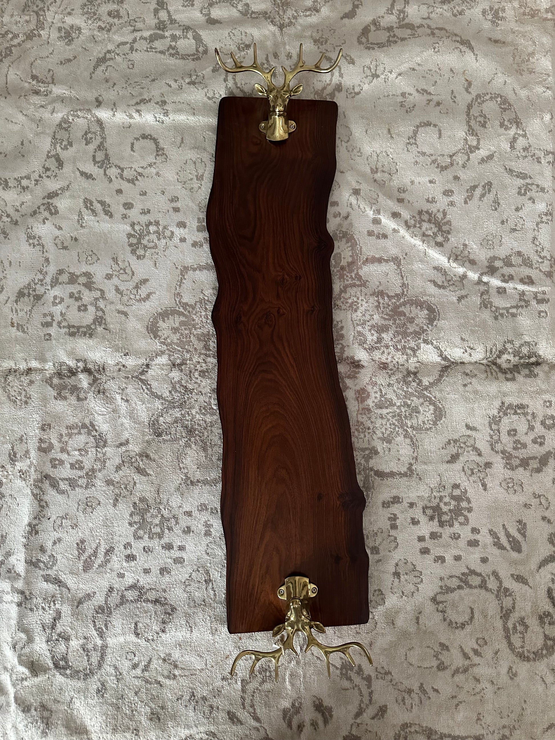 Double deer head ( Large ) platter/Tray 116