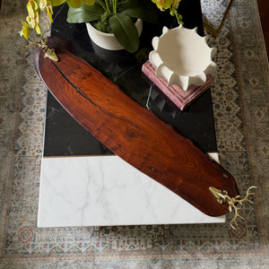 Sheesham Deer Head XL Tray/ Platter 052
