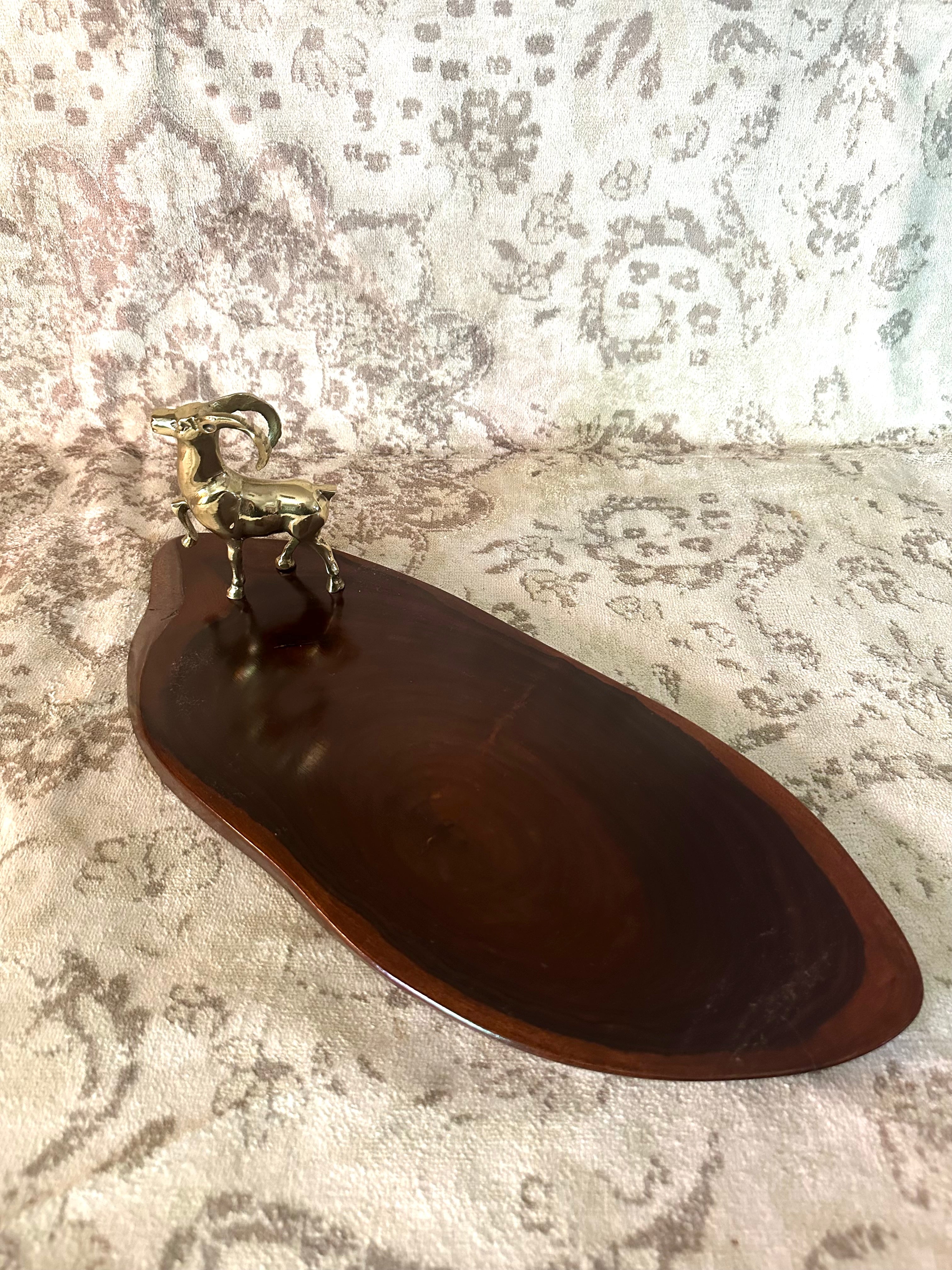 Standing goat platter/ Tray - 358