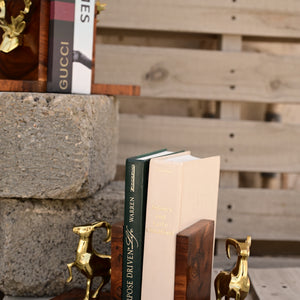 Standing goat bookend set