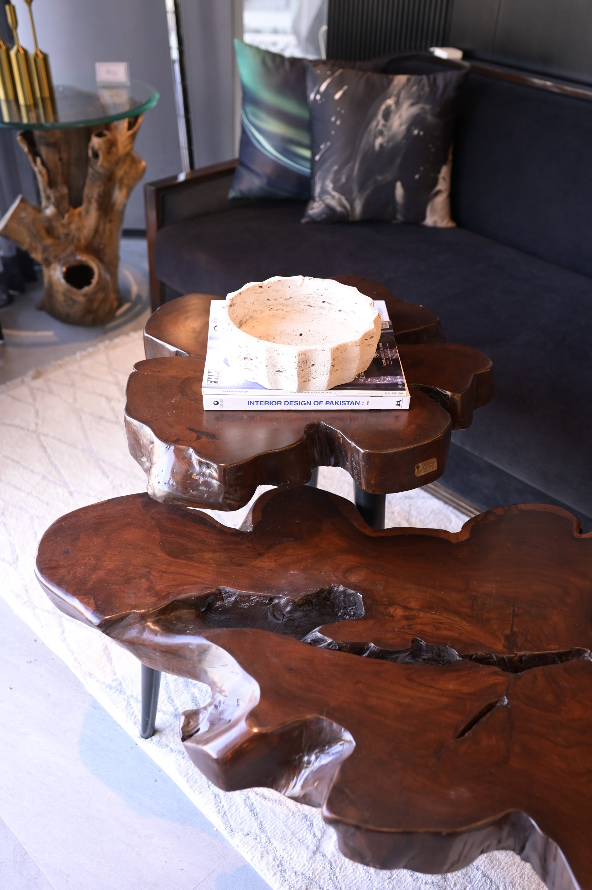 Sheesham centre table set