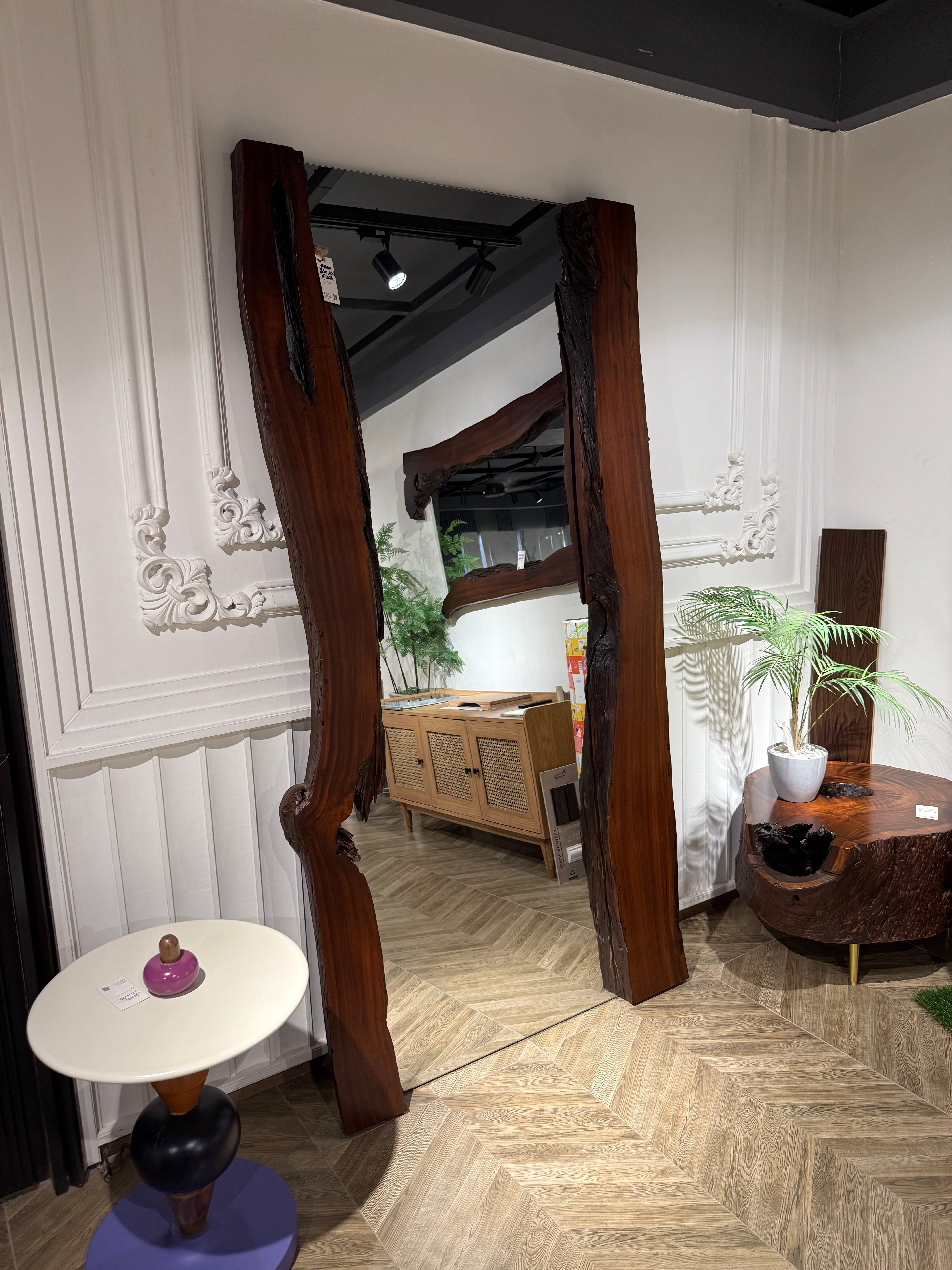 Live edge mirror Cyra