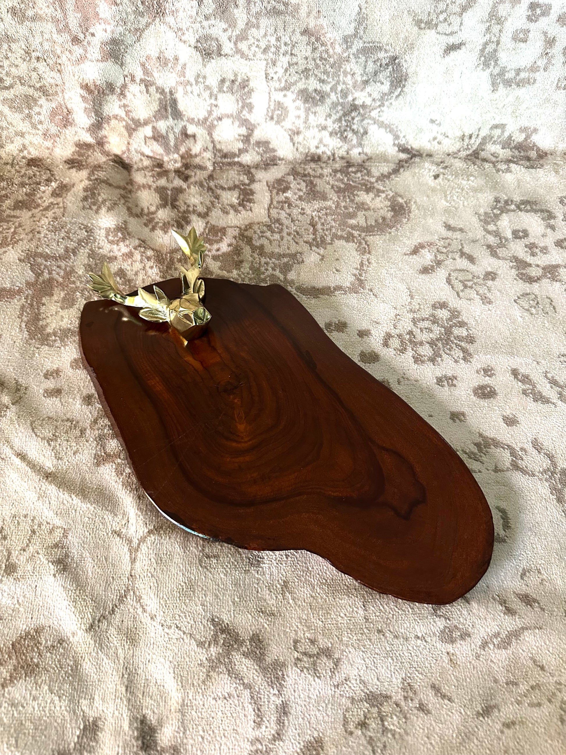 Deer head knob platter/Tray - 377