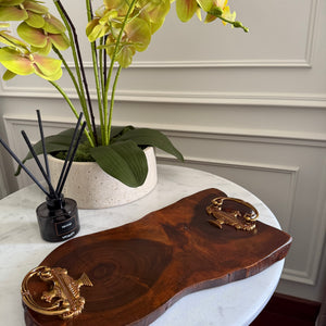Italian knob Tray/ Platter 425