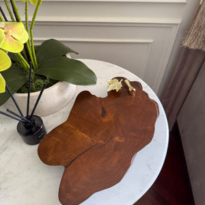 Bird with maple leaf Tray/Platter (elevated) 420