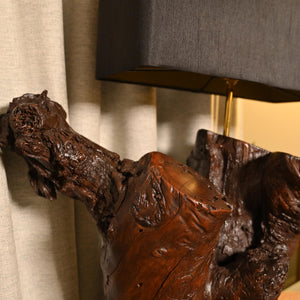 Sheesham live edge lamp