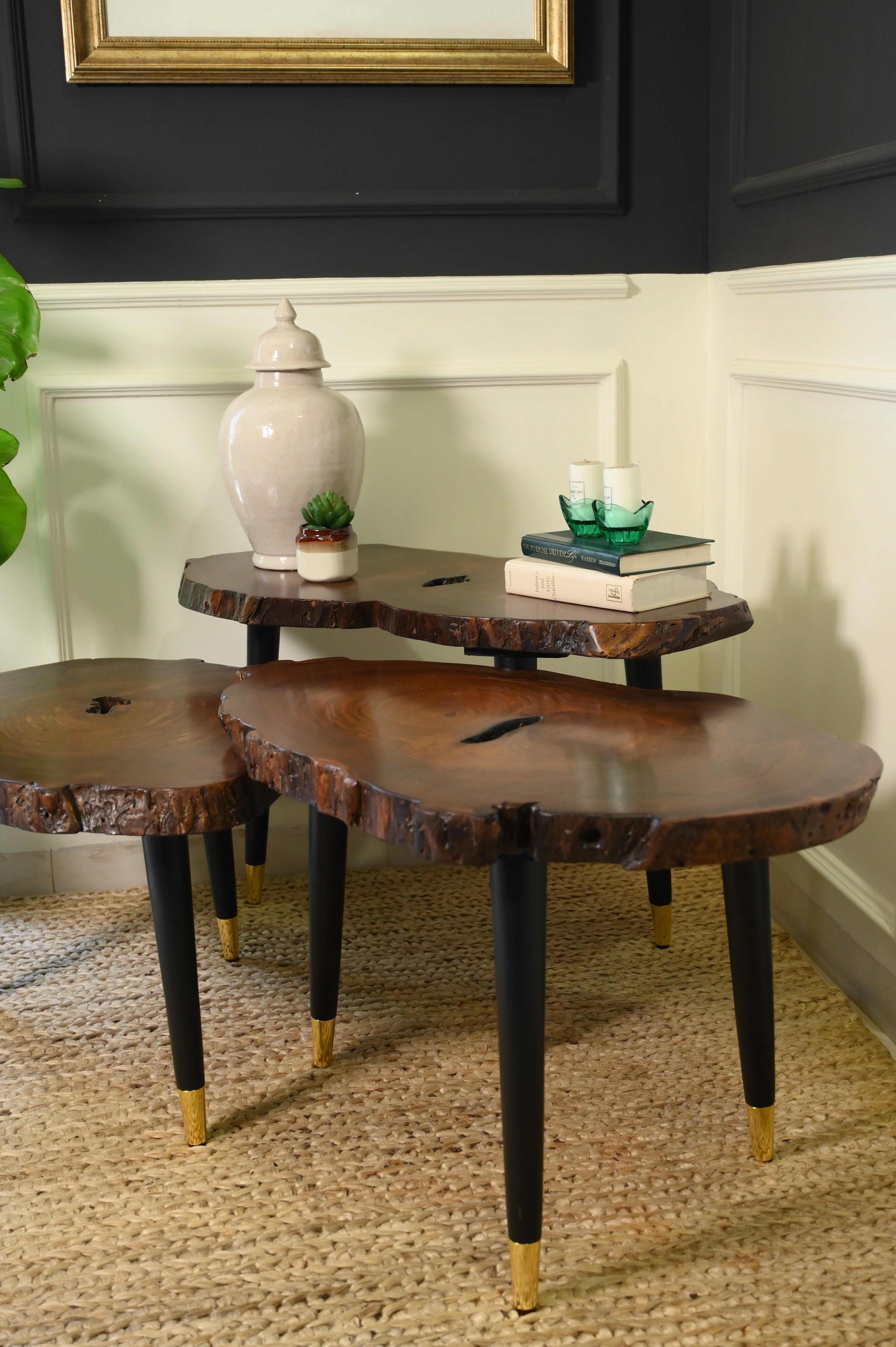 Sheesham Centre Table Set of 3