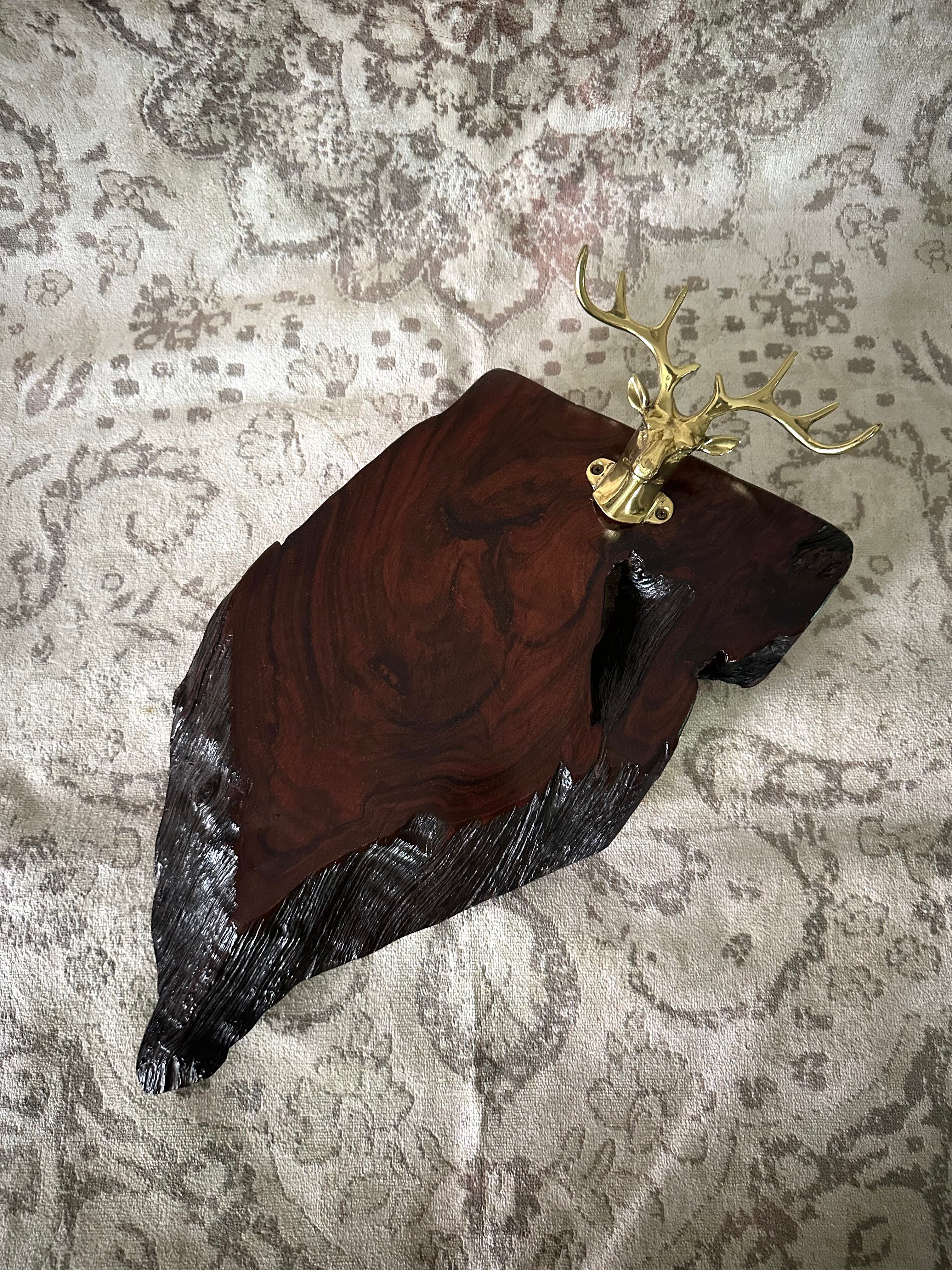 XL Deer head knob platter/Tray (Elevated) - 364