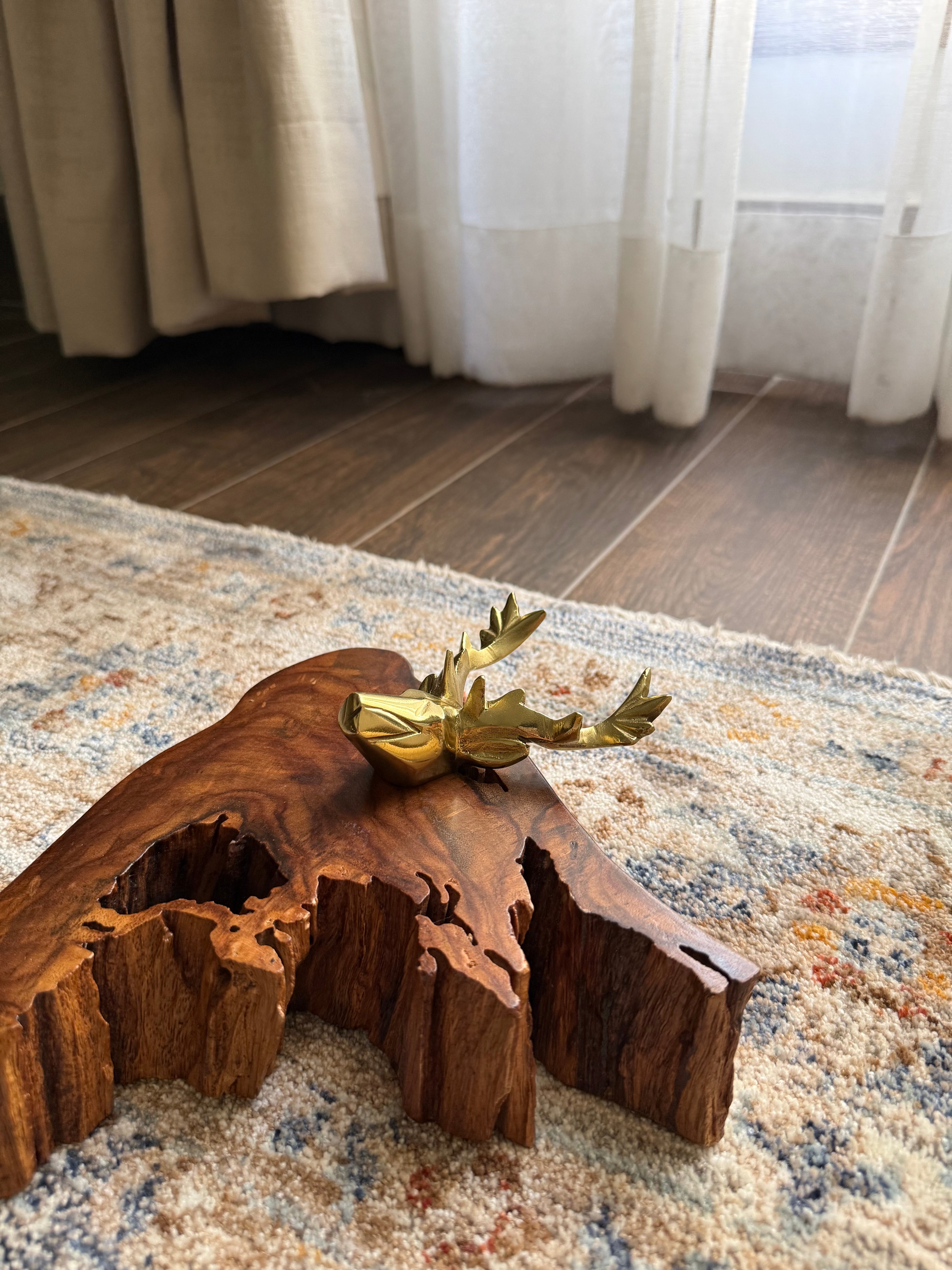 Deer head sculpture 392