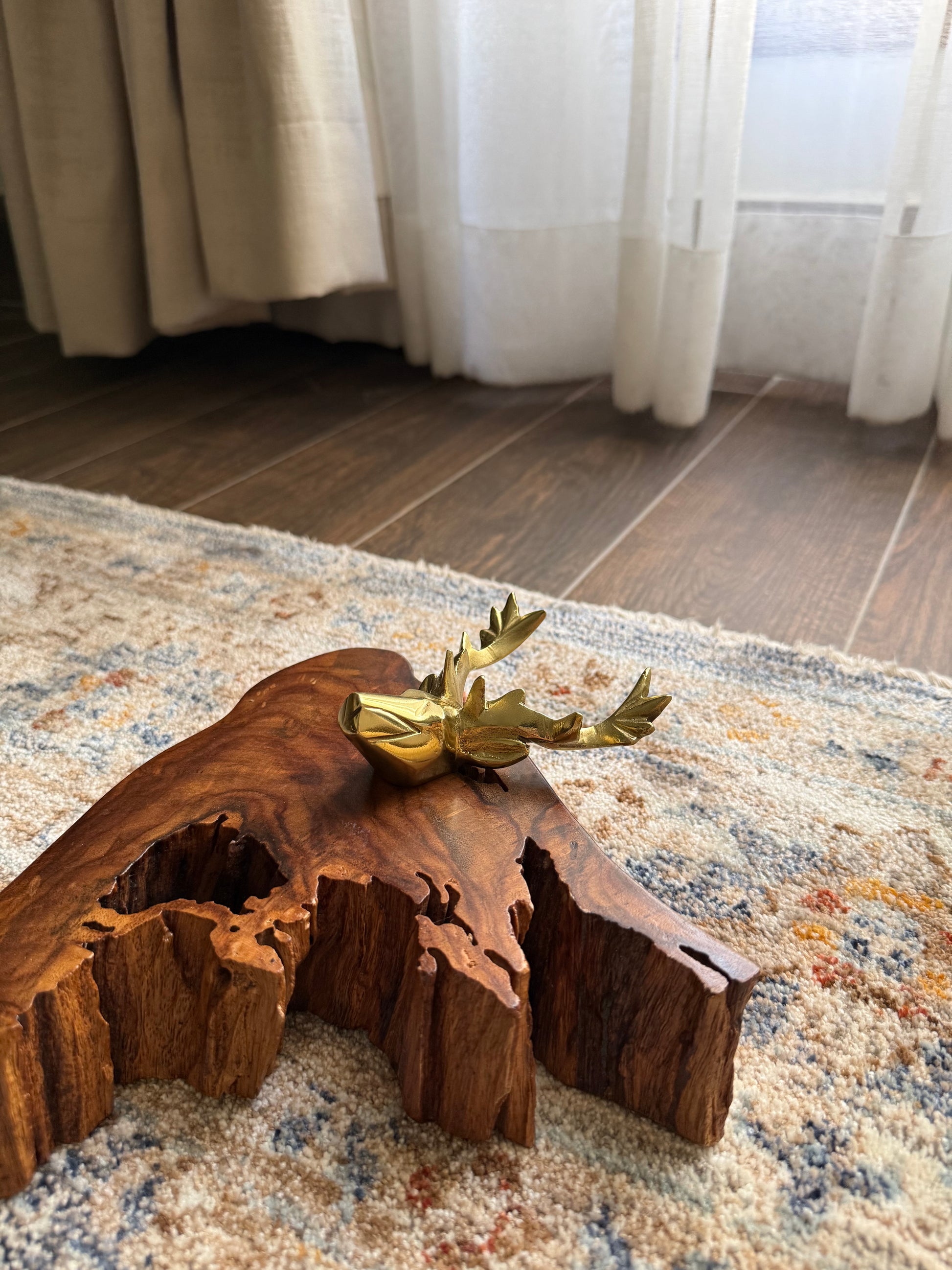 Deer head sculpture 392