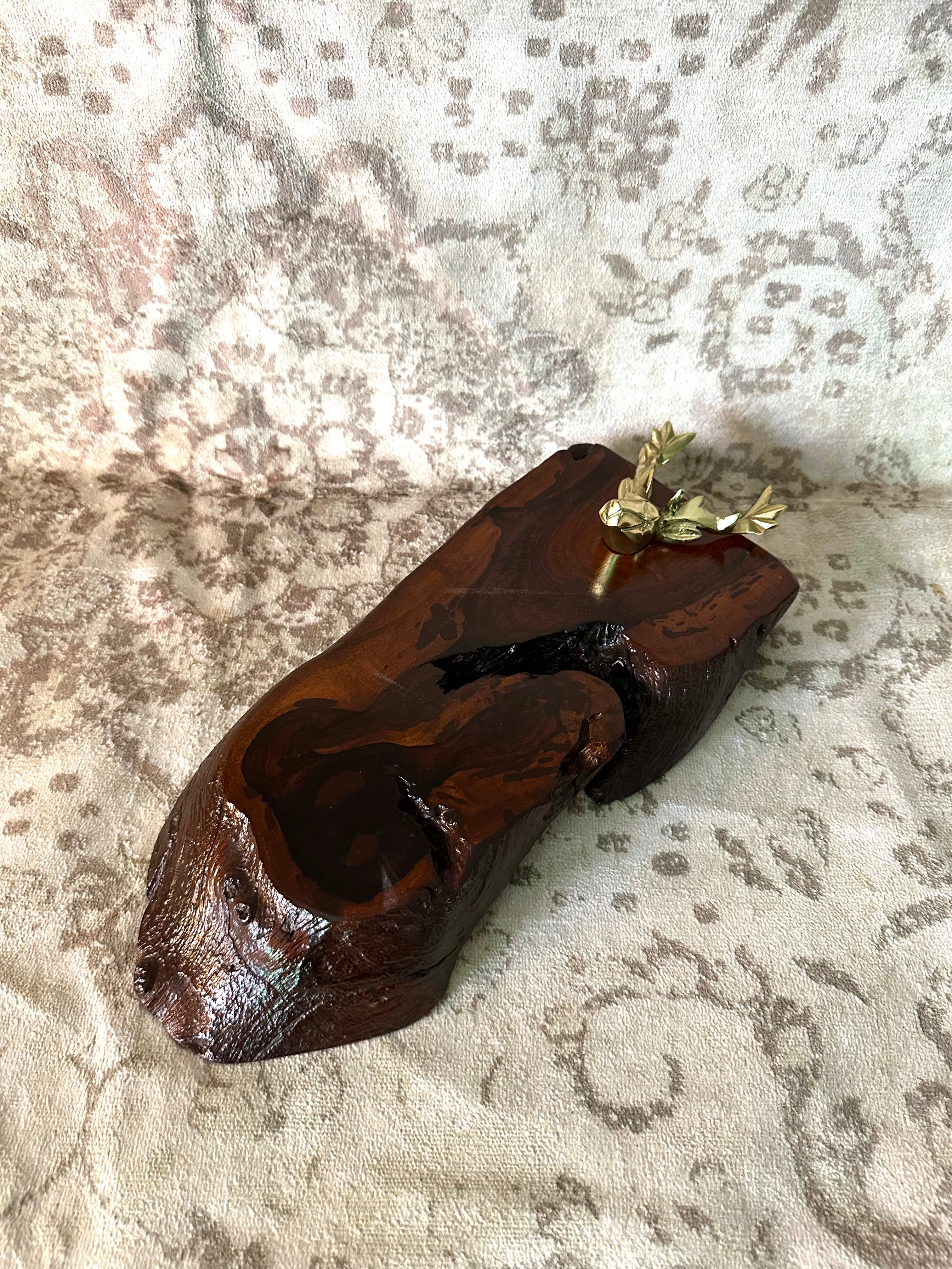 Deer head knob platter/Tray - 366