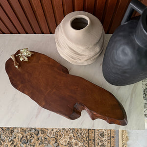 Bird with maple leaf Tray/Platter ( elevated) 418