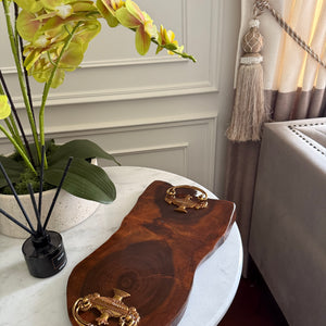 Italian knob Tray/ Platter 425