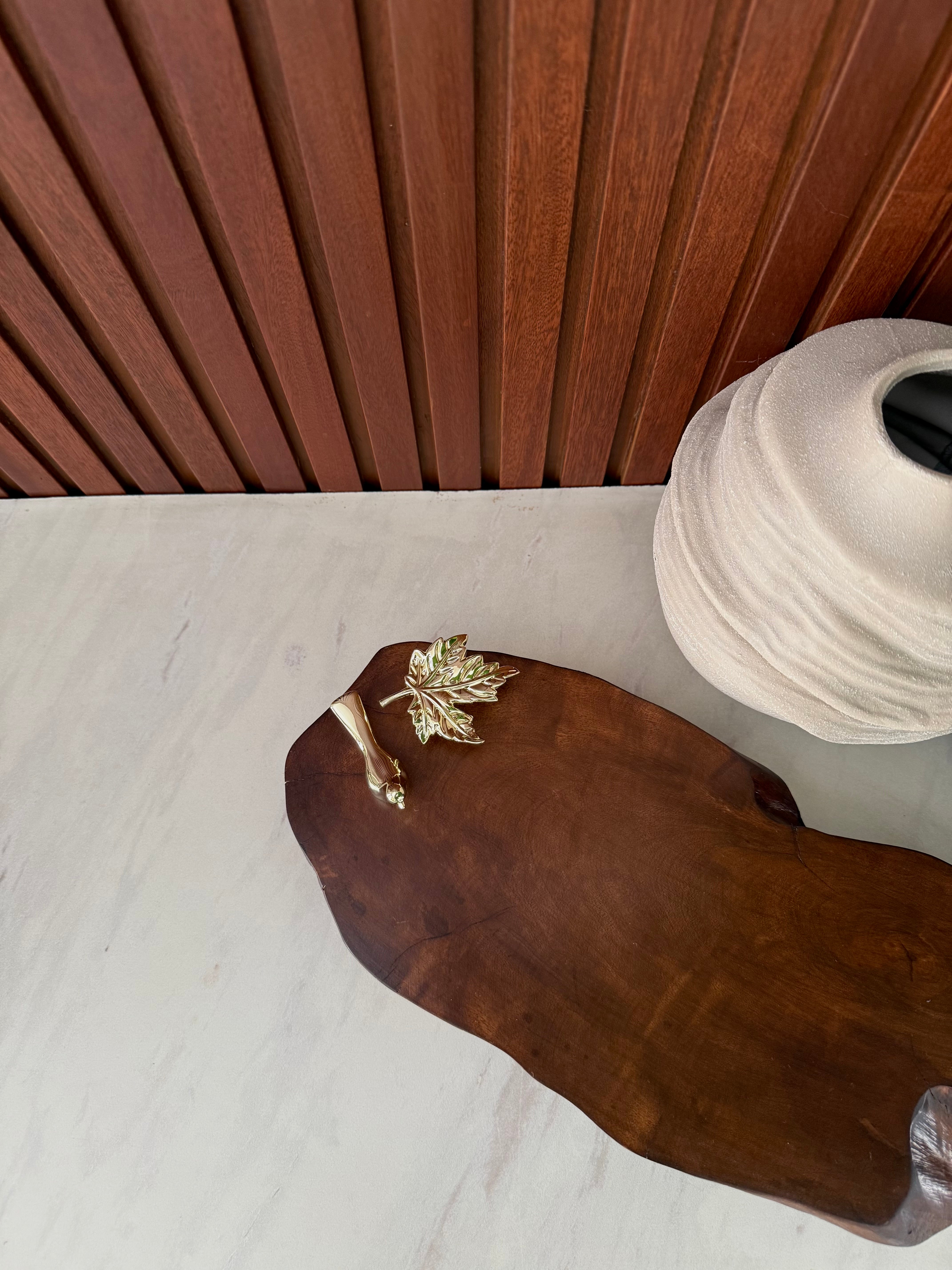 Bird with maple leaf Tray/Platter ( elevated) 418
