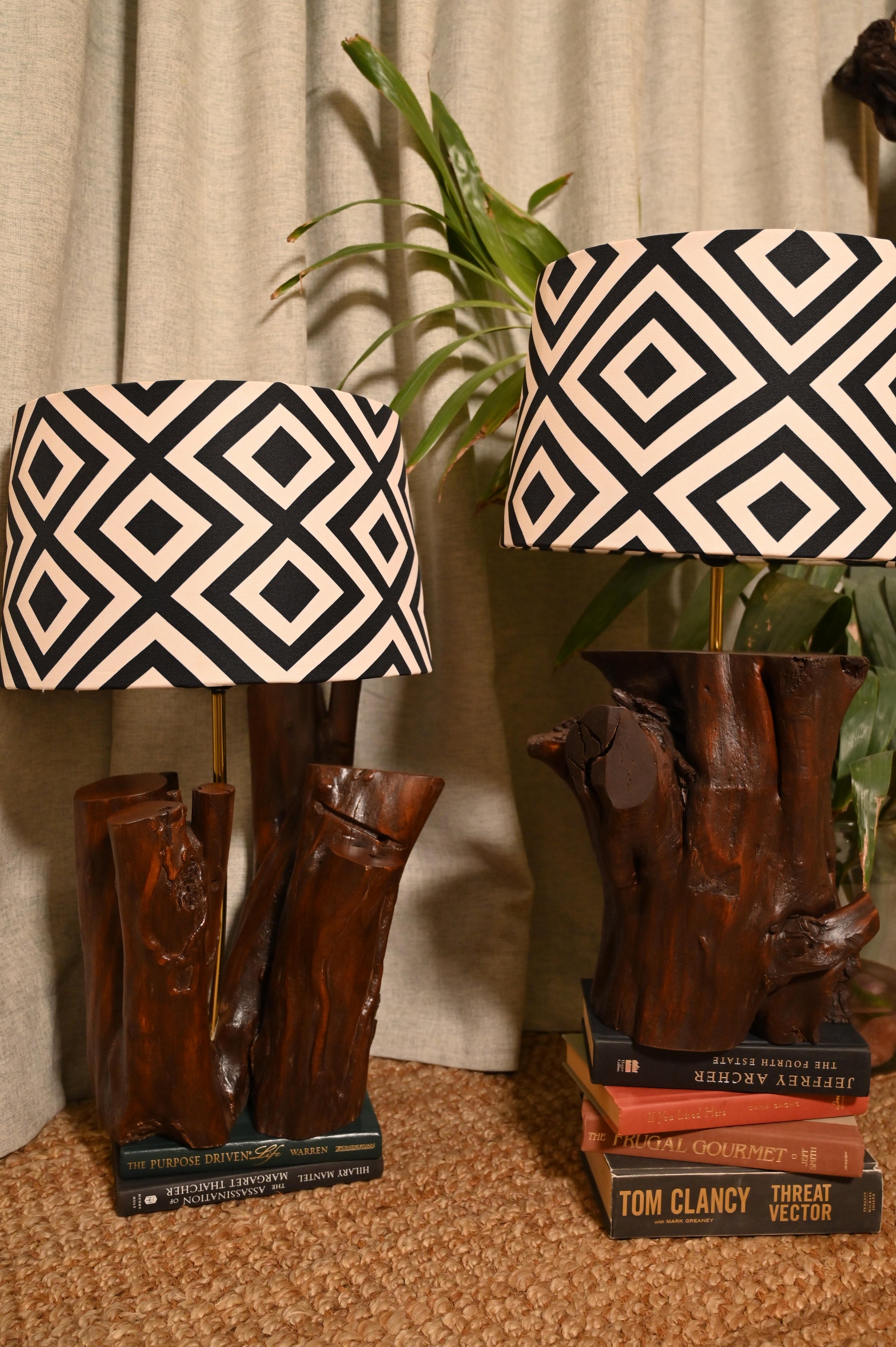Sheesham Lamp Set Of 2