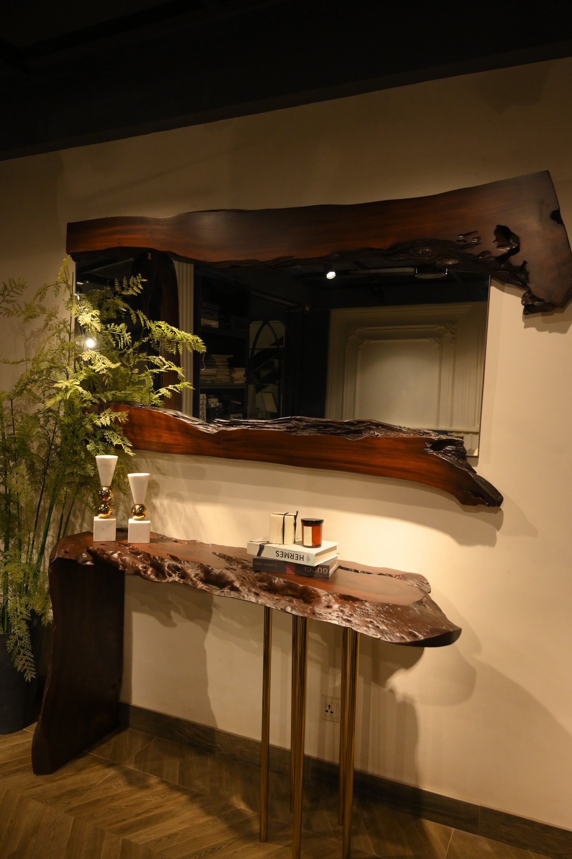 Live Edge Mirror