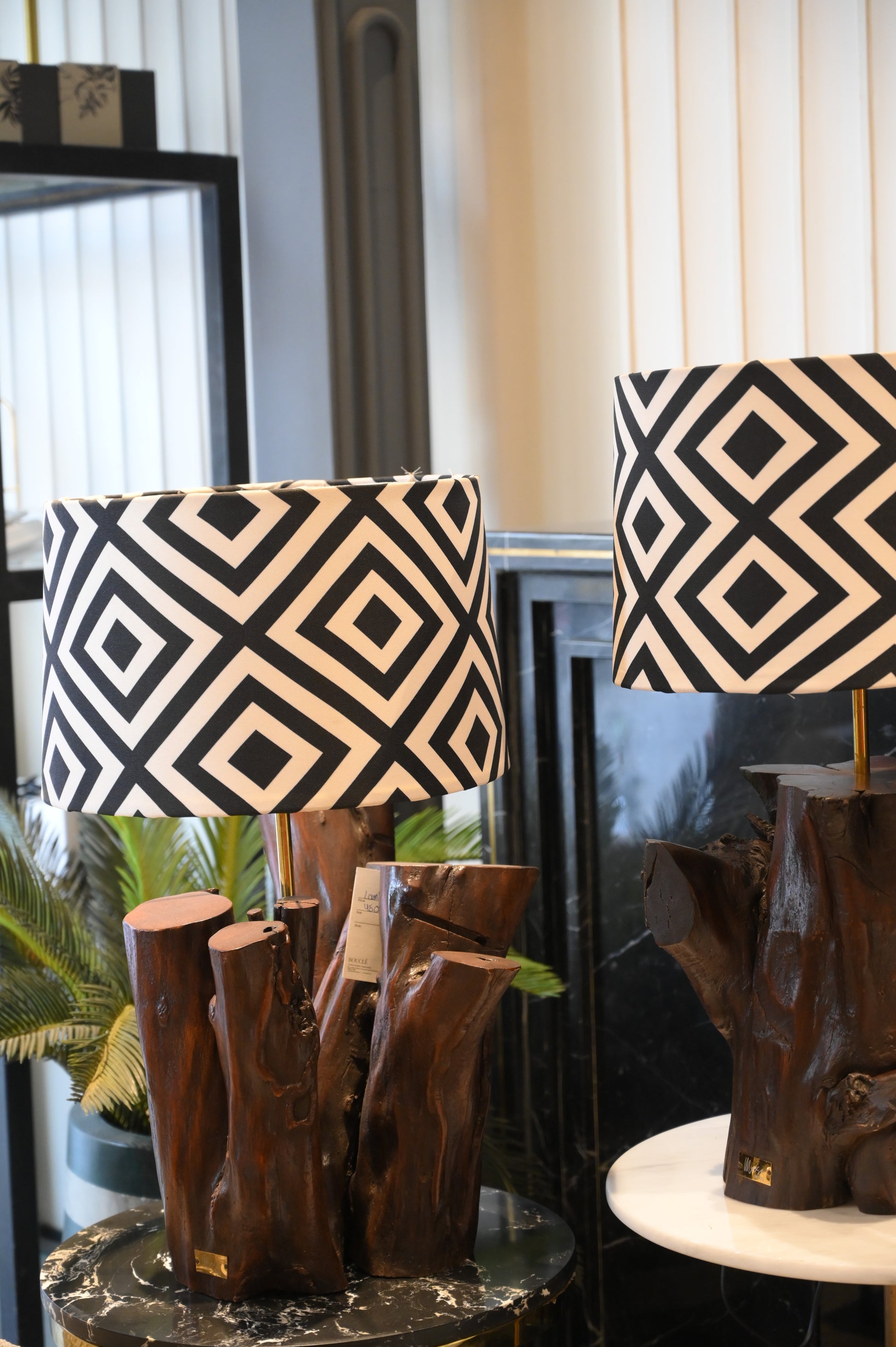 Sheesham Lamp Set Of 2