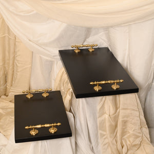 Sheesham Serving Trays Set of Two