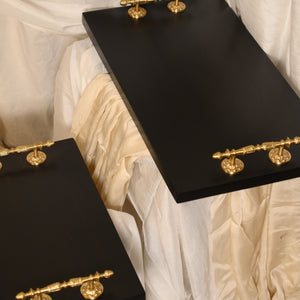 Sheesham Serving Trays Set of Two