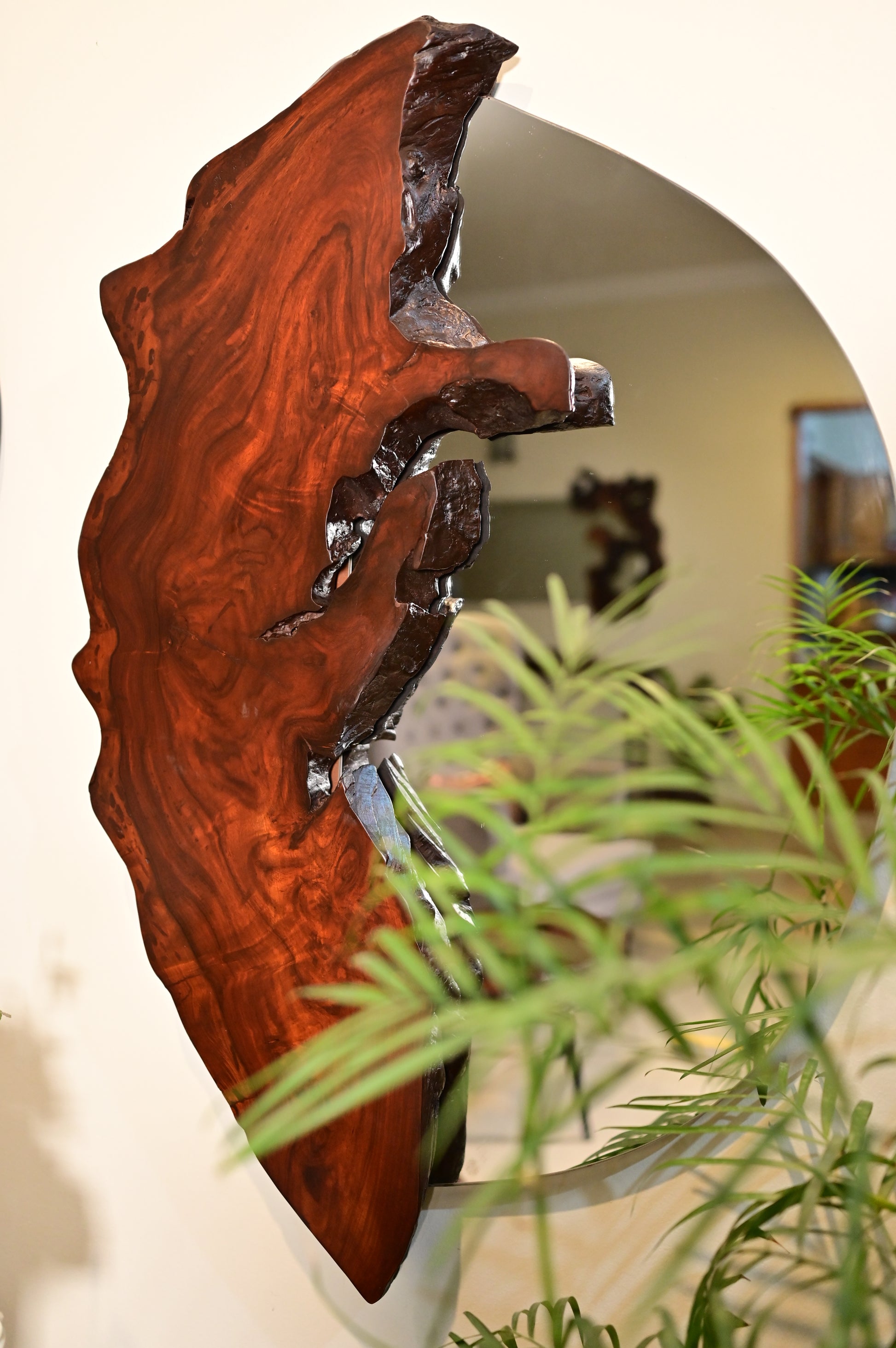 Live Edge Oval Mirror Set of 2
