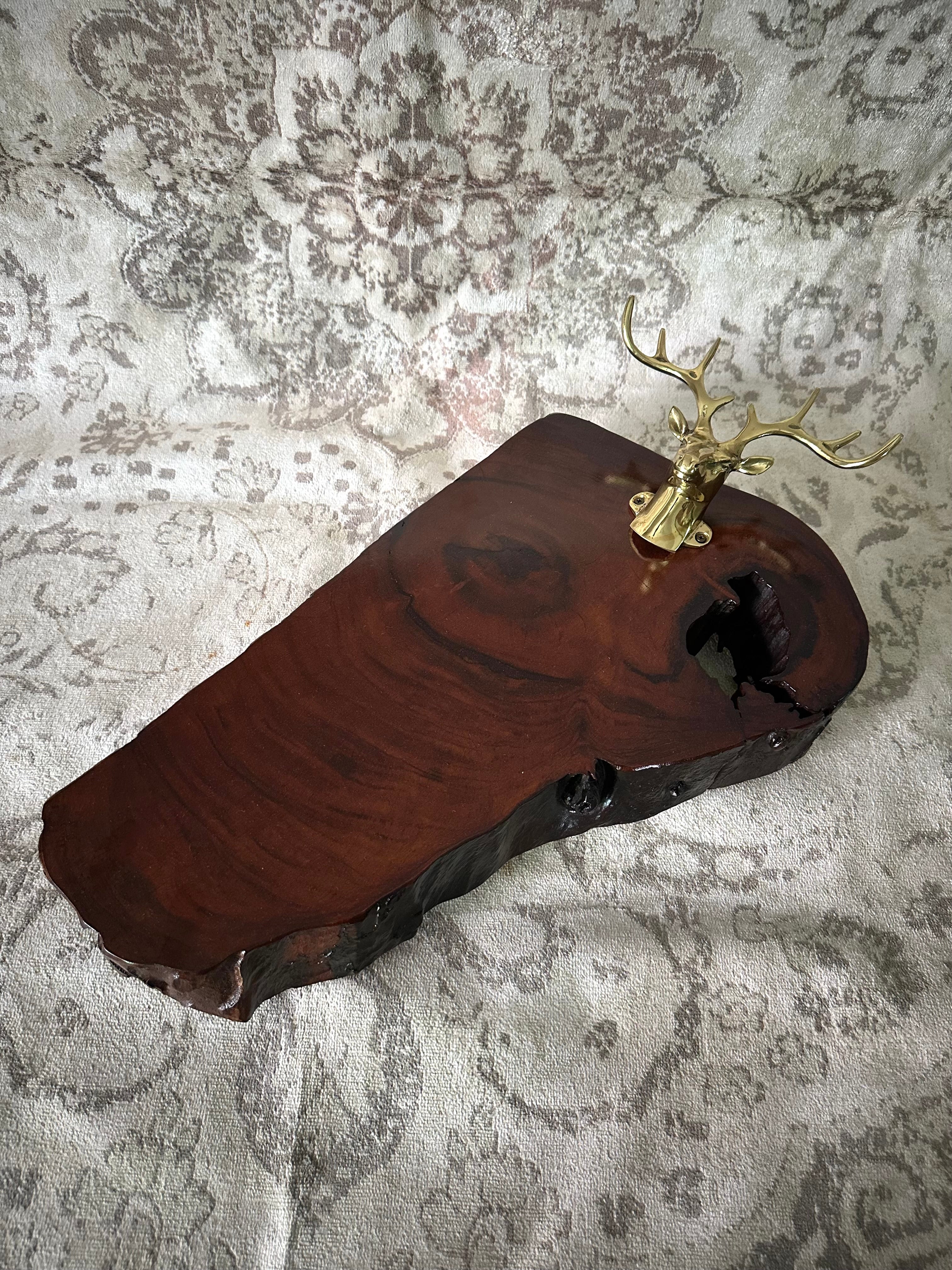 XL Deer head knob platter/Tray (Elevated) - 363